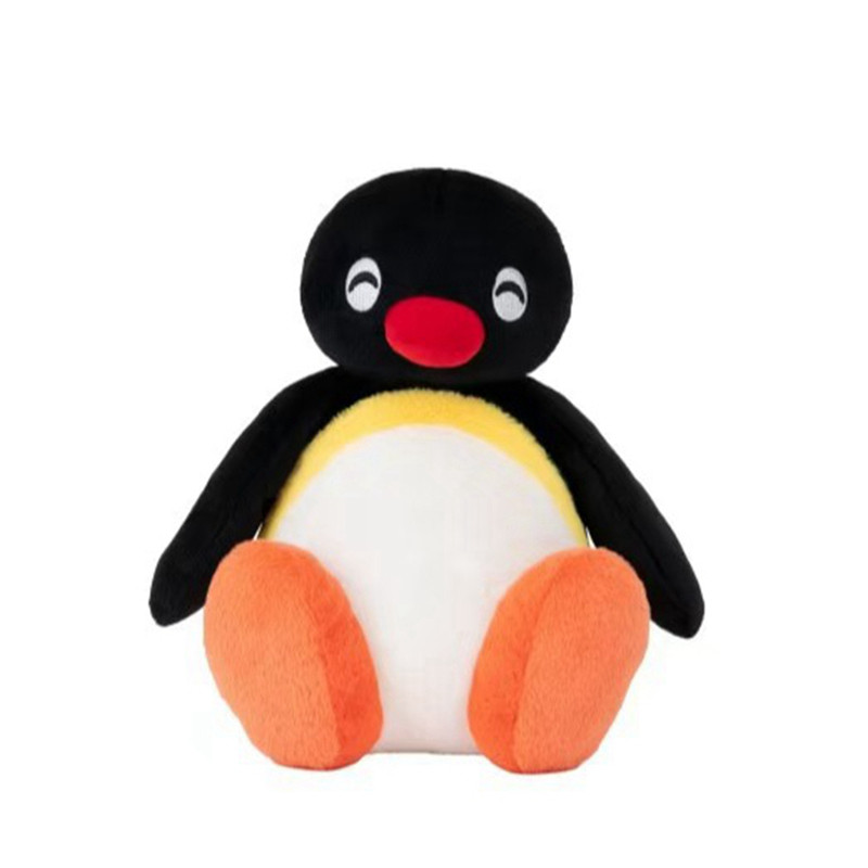 正版Pingu经典企鹅家族毛绒玩偶i