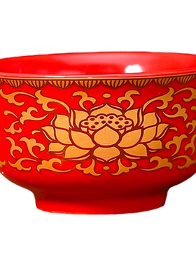 供碗莲花斋饭碗佛前供佛水碗七供