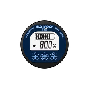TR16防水库仑计电瓶电动车电摩三轮车电量显示器表电池容量检测仪