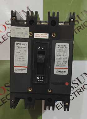 HYUNDAIELECTRICALHL100ECIRCUITBREAKER50AVOLTAGE440VAC75KA快