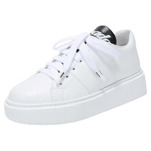 Prada普拉达 女士厚底低帮板鞋小白鞋1E368L 3KWG F 045