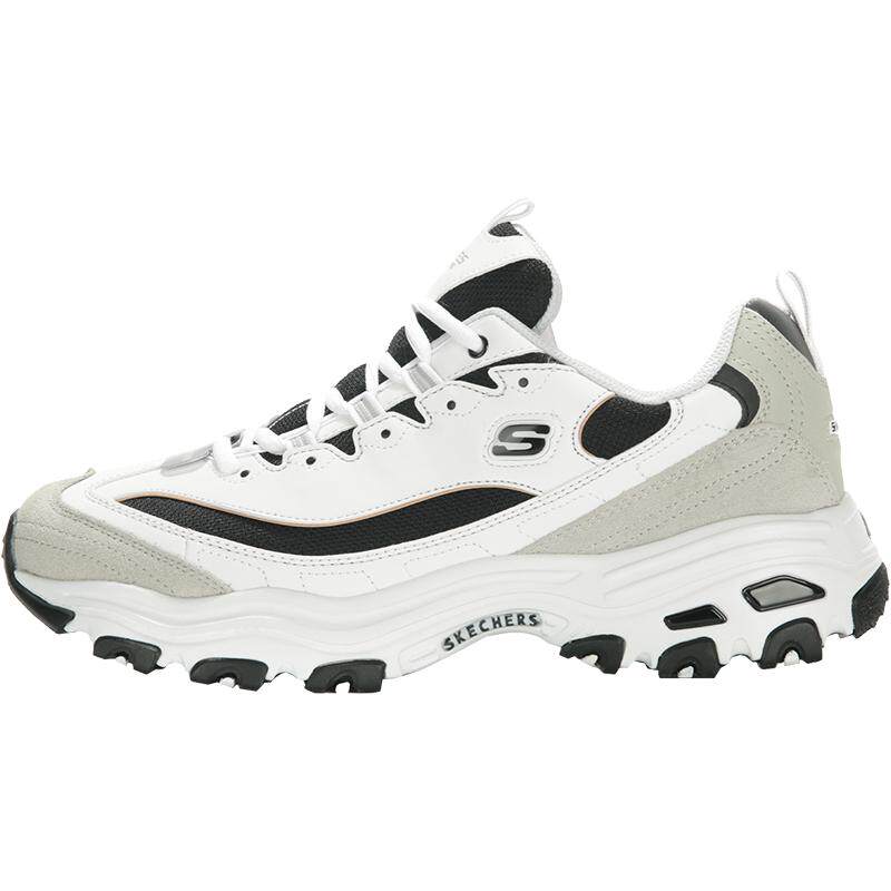 正品秋季新款鞋厚底熊猫Skechers