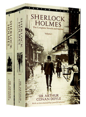 现货英文原版 福尔摩斯探案集全集小说2册全盒装 Sherlock Holmes 侦探悬疑推理小说青少年书籍 柯南道尔 世界经典名著 进口 正版