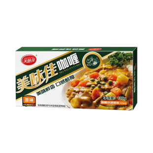 美味佳咖喱块家用官方旗舰店泰式咖喱儿童宝贝无添加日式果蔬日本