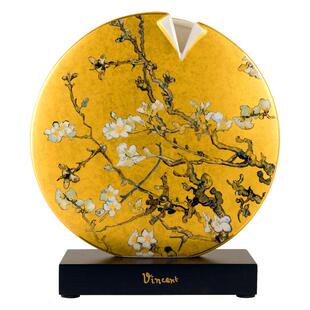 德国Goebel进口欧式陶瓷花瓶家居装饰品玄关桌面插花花器摆件梵高
