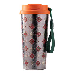 国家图书馆柿柿如意钛金属保温杯纯钛直饮妇女节礼物便携保温保冷