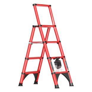 比力家用伸缩梯加厚铝合金室内家庭多功能折叠梯全铝升降工程梯子