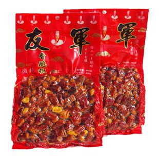 重庆特产友军400g香脆椒干吃香辣脆花生辣椒脆酥下酒菜零食小吃