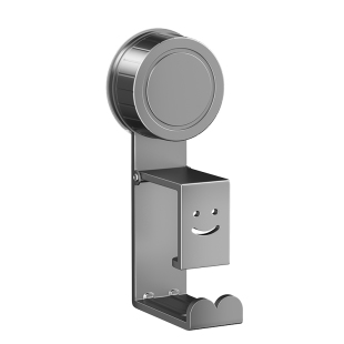 折叠吸盘脸盆挂钩浴室盆子收纳架卫生间置物架厕所免打孔挂盆神器