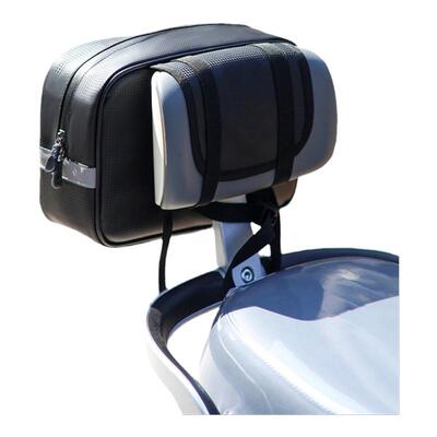 硬壳电动自行车头盔储物包后尾包