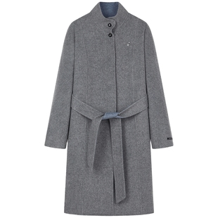 【轻绒智型通勤大衣】TeenieWeenie小熊女装秋冬松弛感毛呢外套