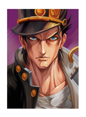 JOJO的奇妙冒险动漫系列3d立体裸眼渐变装饰画承太郎石之海光栅画
