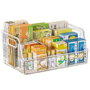 药品收纳盒家用柜内医药箱分格省空间常备急救药膏输液药物置物架