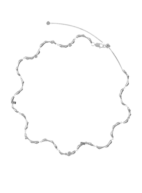 全店买三赠一简约气质波浪纹项链