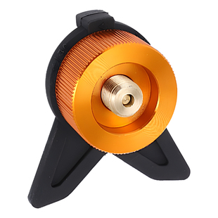 卡式炉扁气罐转接头长气罐燃气炉配件户外煤气罐高山对充转换接头