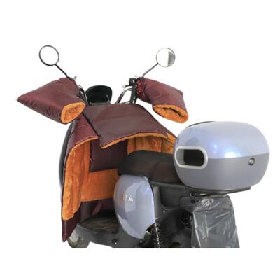 冬季电动车加厚加绒挡风被分体