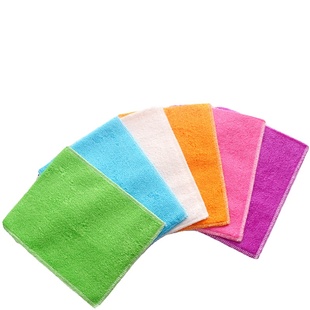 加厚竹纤维吸水不掉毛不沾油洗碗巾厨房抹布清洁巾百洁布碗布去油