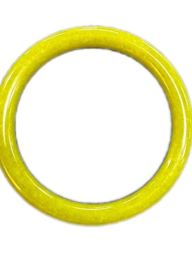 天然岫玉叮当细圆条玉石手镯