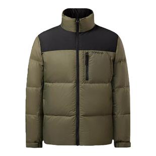 探路者鹅绒羽绒服男秋冬户外保暖男士羽绒衣防风防泼水立领外套男