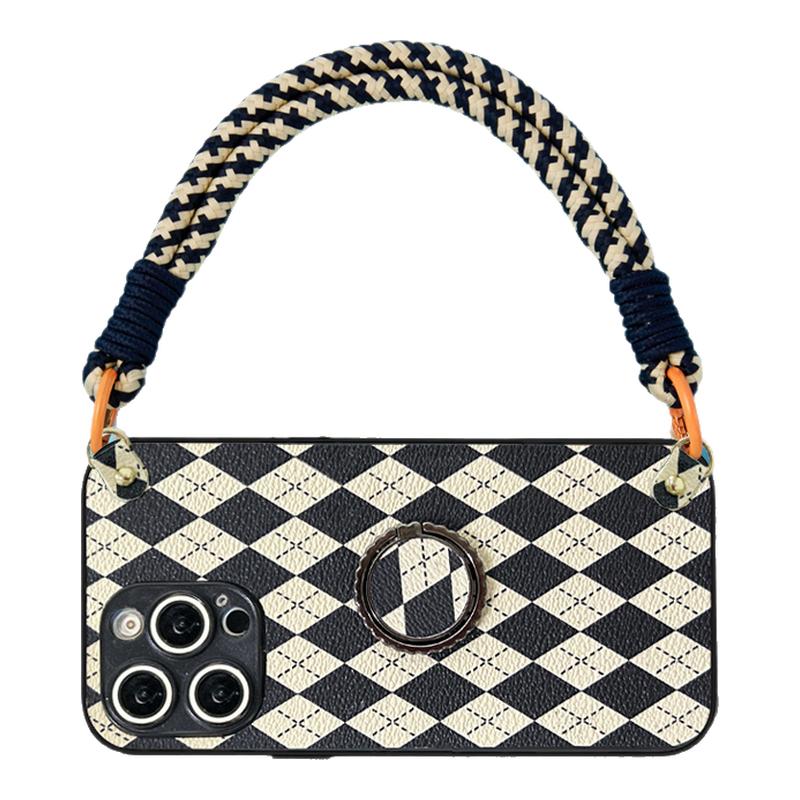 适用vivoY51手机壳Y50s国外支架Y29s手提绳Y28e折叠式Y28s挂绳Y27s女款Y20欧美Y22s小众Y21高级感Y21i全包