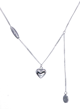 小众设计萌趣爱心复古项链