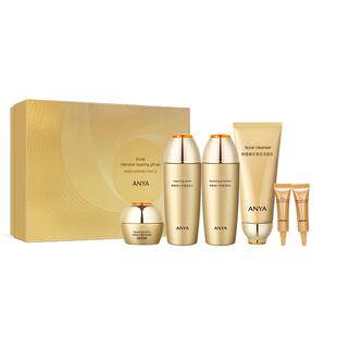 韩雅蜗牛密集修复六件套装水乳精华洁面霜保湿舒缓紧致