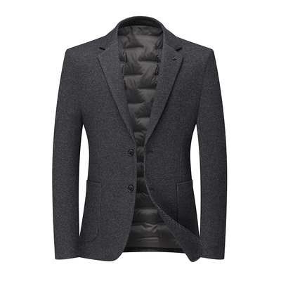 杉杉官方-鹅绒加厚羽绒西装外套