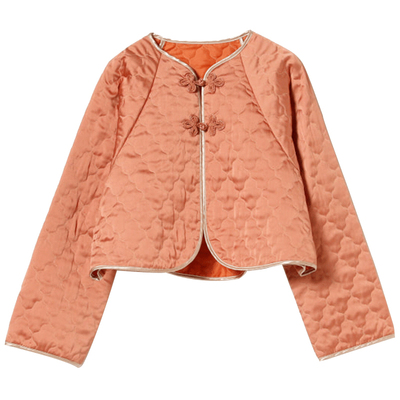 夹克复古盘扣Beams洋气