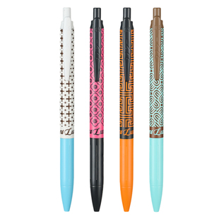 塔诺塞低重心中性笔重手感JJ56金属笔身进口油墨按动水笔可配斑马JF-0.5芯轻奢礼品笔商务办公签字笔0.5黑色