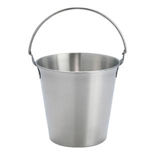 不锈钢冰桶小吃提桶韩式薯条炸鸡桶酒吧餐厅冰粒桶创意油炸食品篮