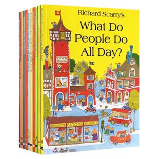 英文原版绘本 I am a Bunny Mouse Puppy Kitten 我是一只兔子Richard Scarry Collection 理查德斯凯瑞金色童书 10册