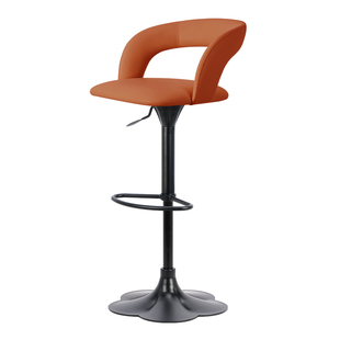 吧台椅子家用高级感升降椅轻奢酒吧高脚凳旋转吧台凳大师设计7559