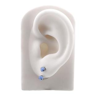 Shinma雾感系列F-136钛合金玉石色系高级感鼻中隔耳环马蹄环唇环