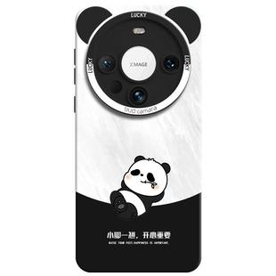 国风华为mate60pro手机壳70华mata60适用熊猫+保护套mete50新款40外壳30软壳全包防摔por后盖女男高级感黑m70