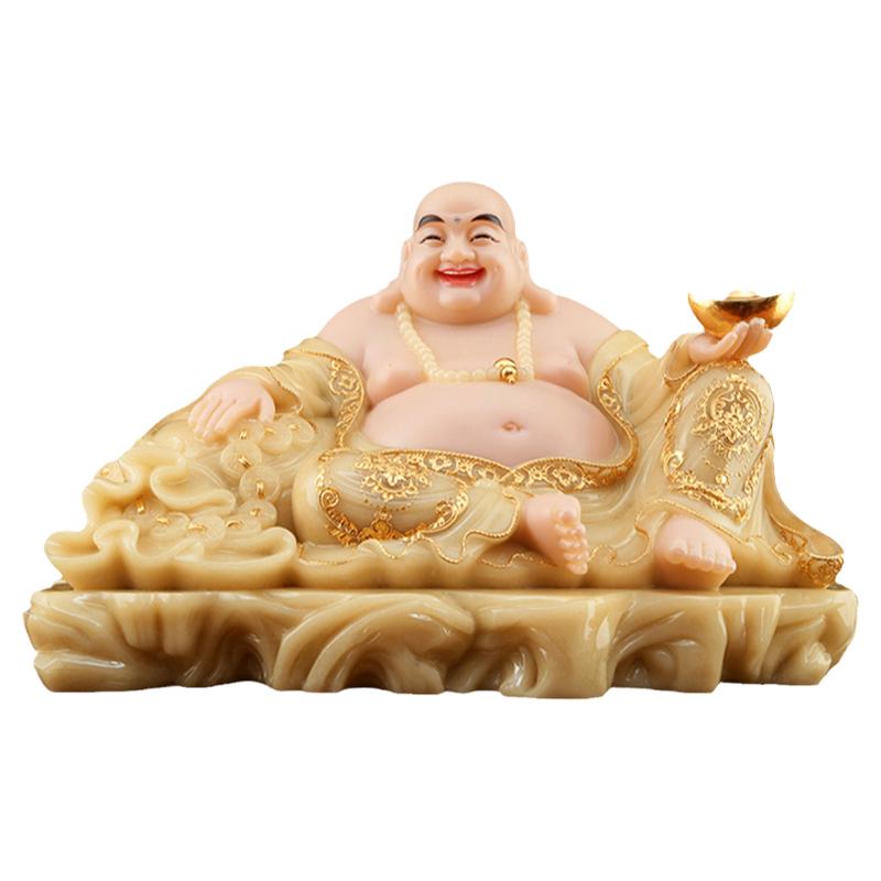 汉白玉宽体笑佛大肚弥勒菩萨佛像