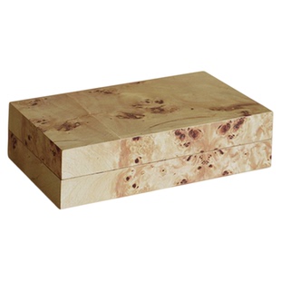 梵其复古中式树瘤皮首饰盒摆件中古风样板房卧室桌面装饰品珠宝盒