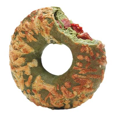 马德里披萨风味菠菜培根芝士贝果