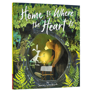 【预售】【翰德图书】吾心安处是吾家 Home Is Where the Heart Is,英文原版图书籍进口正版 Jonny Lambert 儿童故事绘本