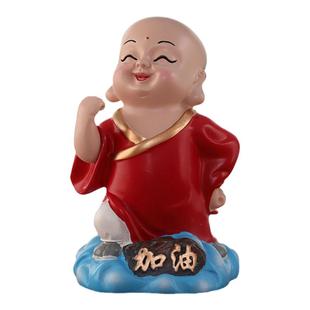 创意个性少林小子摆件小泥人民族特色手工艺品 泥塑礼品送老外