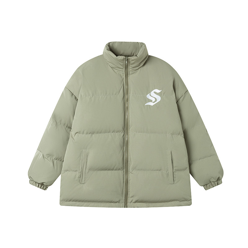 wohoo潮牌加厚立领防寒棉服