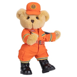 bears'home熊之家消防小熊玩偶公仔生日礼物纪念职业形象专属定制