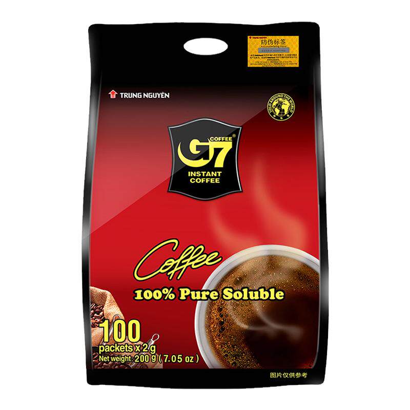 越南进口g7无蔗糖0添加黑咖啡
