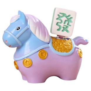 2026马年吉祥物摆件办公桌面工位装饰生肖马本命年盲盒礼物伴手礼