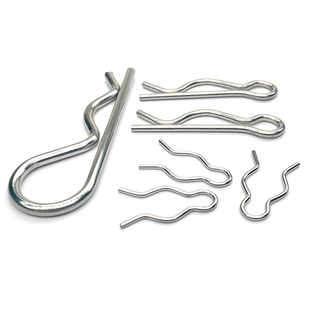 304 不锈钢 B型开口销  波浪销 R型销子  卡销发夹锁锁插销