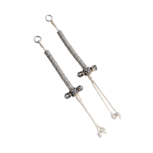 大鹏鸟计数器丨琢匠原创S925银藏传文玩记数隔珠铃杵手串挂件配饰