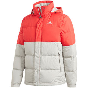 Adidas/阿迪达斯正品男装冬季新款休闲连帽防风运动羽绒服GF0110