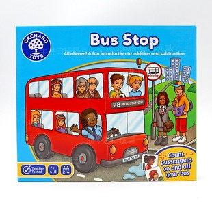 英国orchard toys巴士公交站台bus stop儿童桌面游戏益智类玩具3+