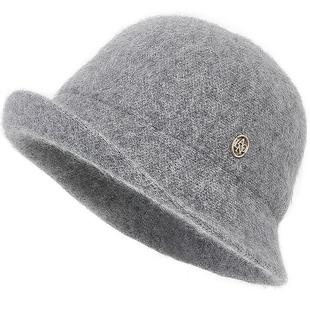 兰诺卷边渔夫帽女款2025新款冬防寒时尚洋气显脸小适合方圆脸帽子