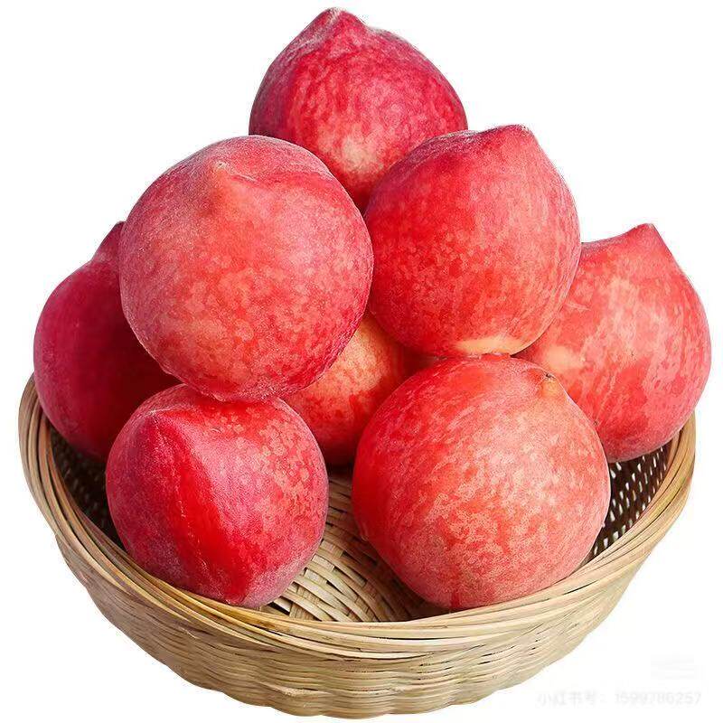 现货河北春雪水蜜桃5斤脆桃毛桃时令孕妇桃子水果新鲜当季整箱