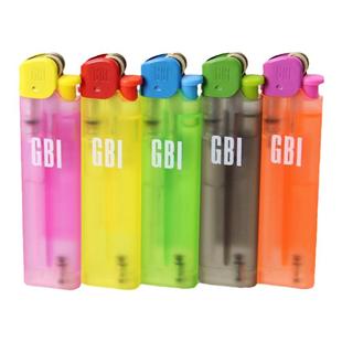 大船一次性打火机创意超薄砂轮火石明火充气火机磨砂男士广告定制